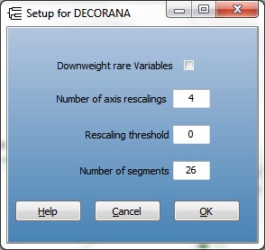 DECORAMA dialog